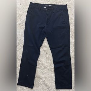 Old Navy Ultimate Slim 33x30 Navy Blue Chinos. Ships today